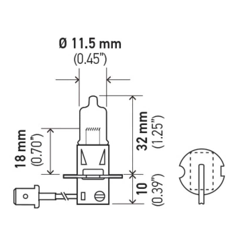 Hella Optilux H3 12V / 100W Xenon White XB Light Bulb | hella-optilux-h3-12v-100w-xenon-white-xb-light-bulb | Bulbs | Hella