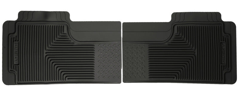 Husky Liners 80-12 Ford F-150/00-05 Ford Excursion Heavy Duty Black 2nd Row Floor Mats | husky-liners-80-12-ford-f-150-00-05-ford-excursion-heavy-duty-black-2nd-row-floor-mats | Floor Mats - Rubber | Husky Liners