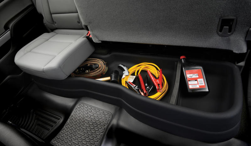 Husky Liners 14-17 Toyota Tundra Double Cab Under Seat Storage Box (w/o Factory Subwoofer) | husky-liners-14-17-toyota-tundra-double-cab-under-seat-storage-box-w-o-factory-subwoofer | Tool Storage | Husky Liners