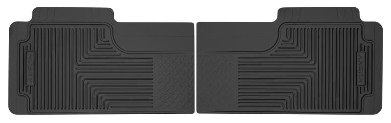 Husky Liners 80-12 Ford F-150/00-05 Ford Excursion Heavy Duty Black 2nd Row Floor Mats | husky-liners-80-12-ford-f-150-00-05-ford-excursion-heavy-duty-black-2nd-row-floor-mats | Floor Mats - Rubber | Husky Liners