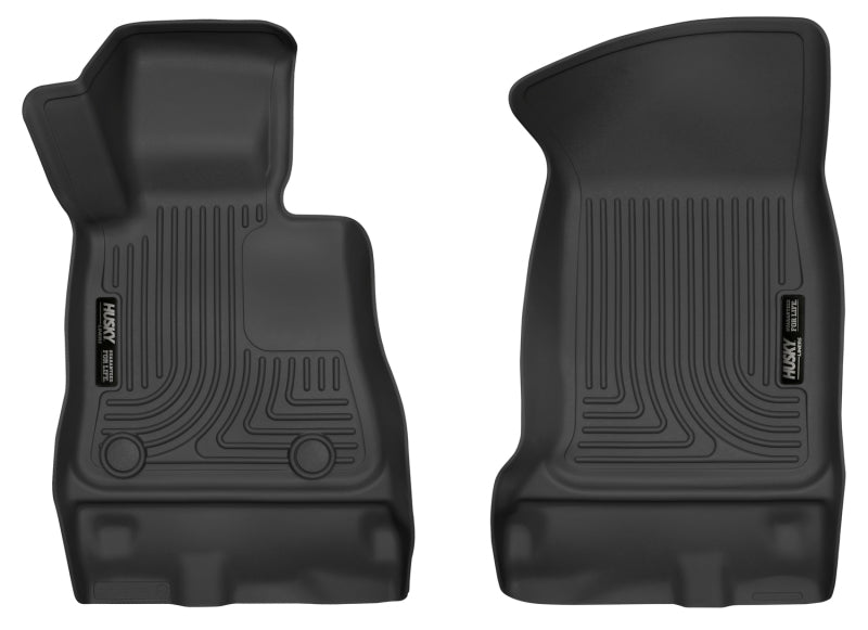 Husky Liners 2016+ Chevrolet Camaro X-Act Contour Black Front Floor Liners | husky-liners-2016-chevrolet-camaro-x-act-contour-black-front-floor-liners | Floor Mats - Rubber | Husky Liners