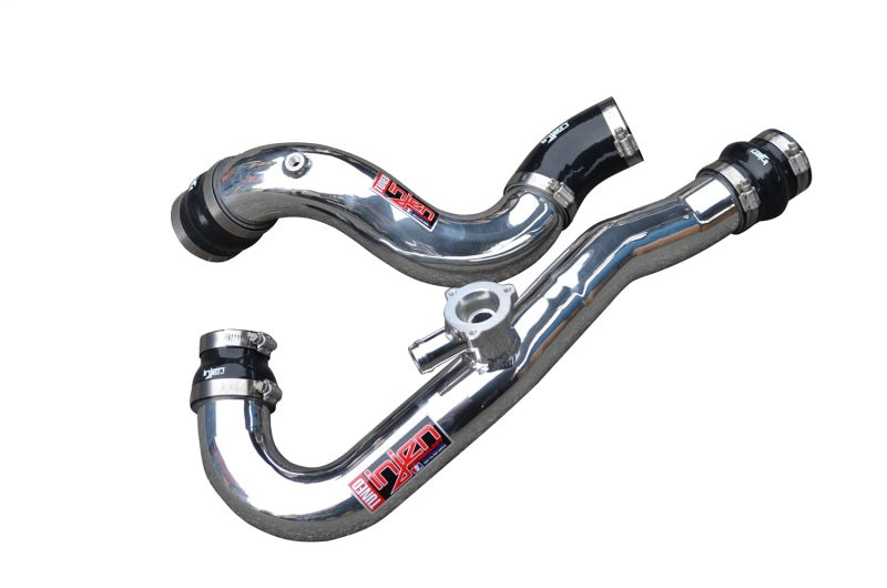 Injen 15-19 Ford Mustang 2.3L EcoBoost Aluminum Intercooler Piping Kit - Wrinkle Red | injen-15-19-ford-mustang-2-3l-ecoboost-aluminum-intercooler-piping-kit-wrinkle-red | Intercooler Pipe Kits | Injen