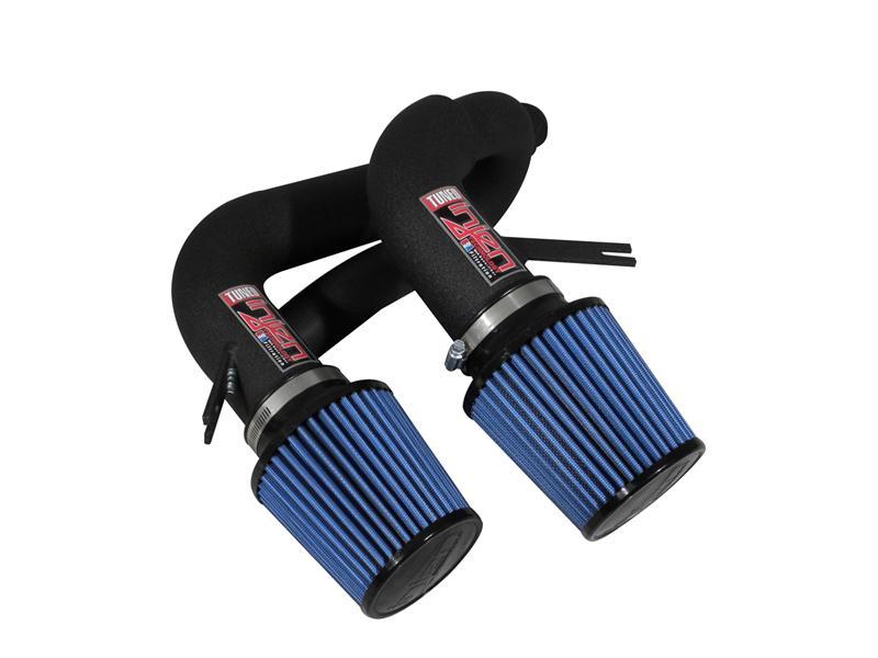 Injen 08-09 535i E60 3.0L L6 Twin intake & AMSOIL Filters Wrinkle Black Short Ram Intake | injen-08-09-535i-e60-3-0l-l6-twin-intake-amsoil-filters-wrinkle-black-short-ram-intake | Cold Air Intakes | Injen