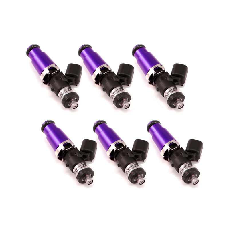 Injector Dynamics ID1050X Injectors 14mm (Purple) Adaptor Tops Denso Lower (Set of 6) | injector-dynamics-id1050x-injectors-14mm-purple-adaptor-tops-denso-lower-set-of-6 | Fuel Injector Sets - 6Cyl | Injector Dynamics