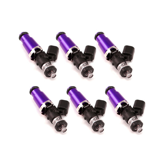 Injector Dynamics ID1050X Injectors 14mm (Purple) Adaptor Tops Denso Lower (Set of 6) | injector-dynamics-id1050x-injectors-14mm-purple-adaptor-tops-denso-lower-set-of-6 | Fuel Injector Sets - 6Cyl | Injector Dynamics