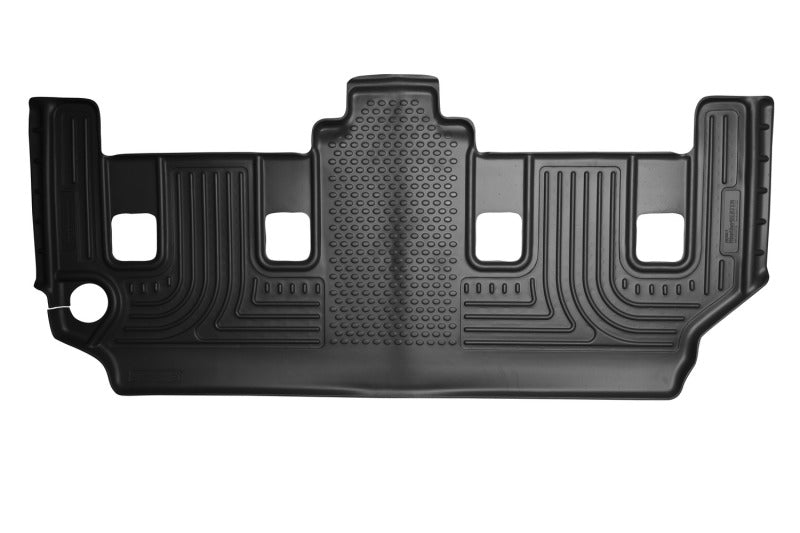 Husky Liners 08-12 Chrysler Town Country/Dodge Grand Caravan WeatherBeater 3rd Row Black Floor Liner | husky-liners-08-12-chrysler-town-country-dodge-grand-caravan-weatherbeater-3rd-row-black-floor-liner | Floor Mats - Rubber | Husky Liners