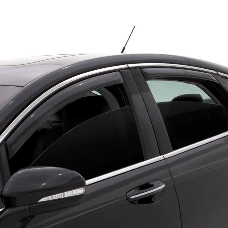 AVS 13-18 Nissan Pathfinder Ventvisor In-Channel Front & Rear Window Deflectors 4pc - Smoke | avs-13-18-nissan-pathfinder-ventvisor-in-channel-front-rear-window-deflectors-4pc-smoke | Wind Deflectors | AVS