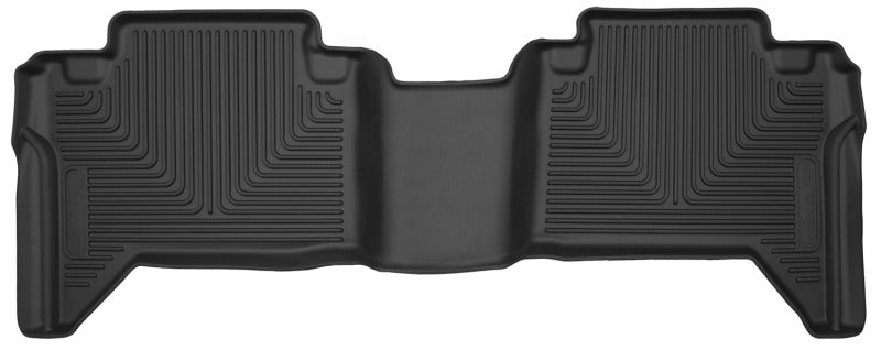 Husky Liners 05-14 Toyota Tacoma Crew Cab Pickup X-Act Contour Black 2nd Seat Floor Liner | husky-liners-05-14-toyota-tacoma-crew-cab-pickup-x-act-contour-black-2nd-seat-floor-liner | Floor Mats - Rubber | Husky Liners