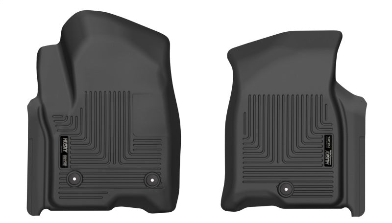 Husky Liners 2021 Chevrolet Tahoe X-Act Contour Black Front Seat Floor Liners | husky-liners-2021-chevrolet-tahoe-x-act-contour-black-front-seat-floor-liners | Floor Mats - Rubber | Husky Liners