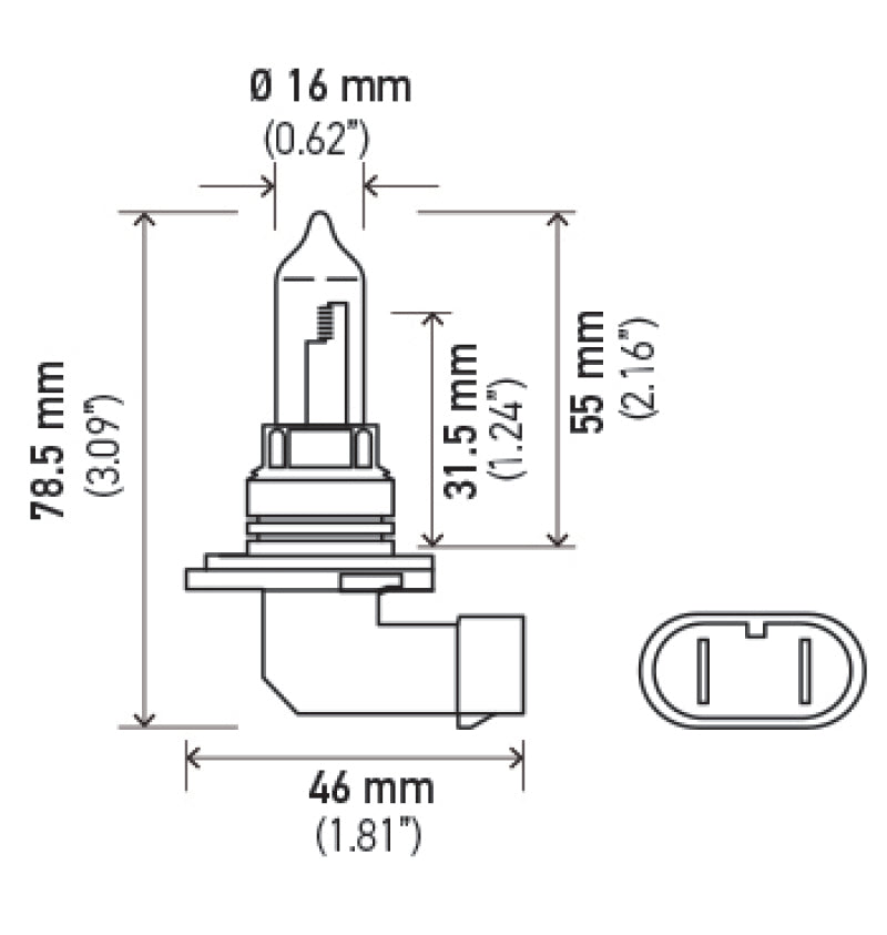 Hella 9005 12V 65W Xen White Bulb (Pair) | hella-9005-12v-65w-xen-white-bulb-pair | Work Lights | Hella