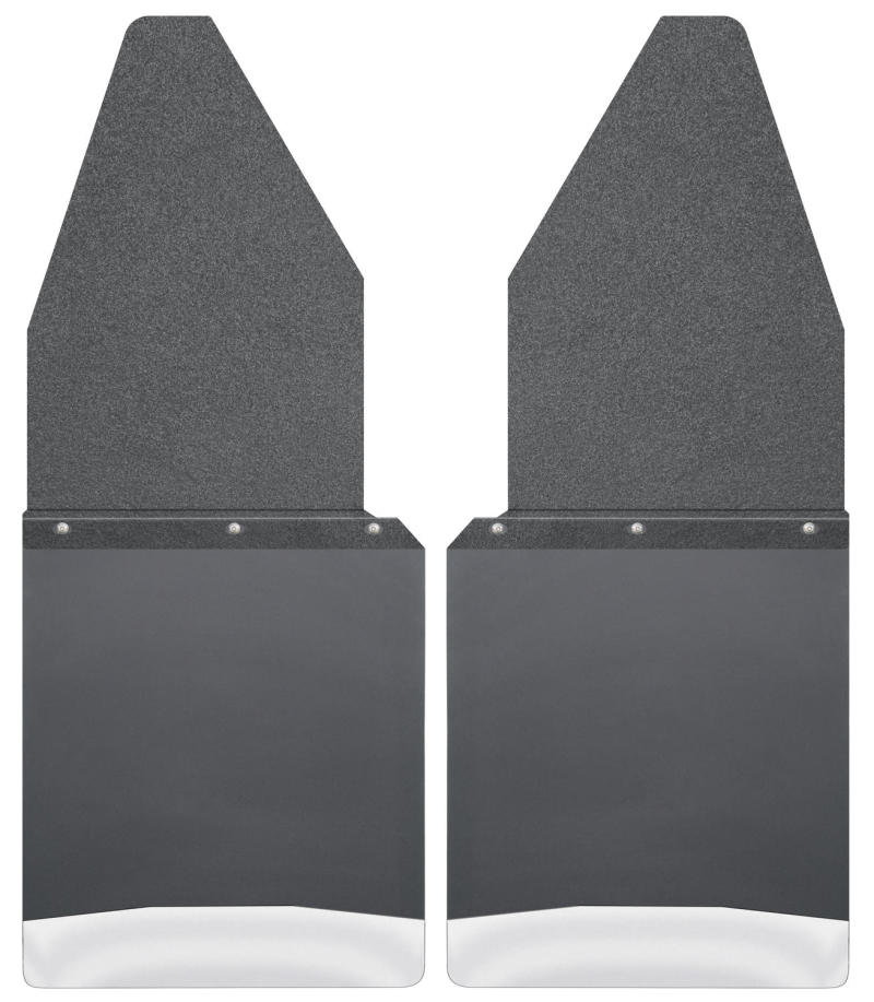 Husky Liners Ford 88-16 F-150/88-99 F-250 12in W Black Top SS Weight Kick Back Front Mud Flaps | husky-liners-ford-88-16-f-150-88-99-f-250-12in-w-black-top-ss-weight-kick-back-front-mud-flaps | Mud Flaps | Husky Liners