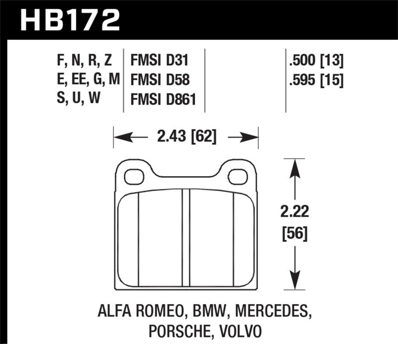 Hawk Performance Ceramic Street Brake Pads | hawk-performance-ceramic-street-brake-pads-5 | Brake Pads - Performance | Hawk Performance