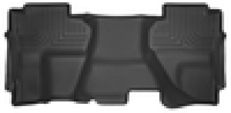 Husky Liners 14-15 Chevy Silverado Double Cab X-Act Contour Black 2nd Row Floor Liners | husky-liners-14-15-chevy-silverado-double-cab-x-act-contour-black-2nd-row-floor-liners | Floor Mats - Rubber | Husky Liners
