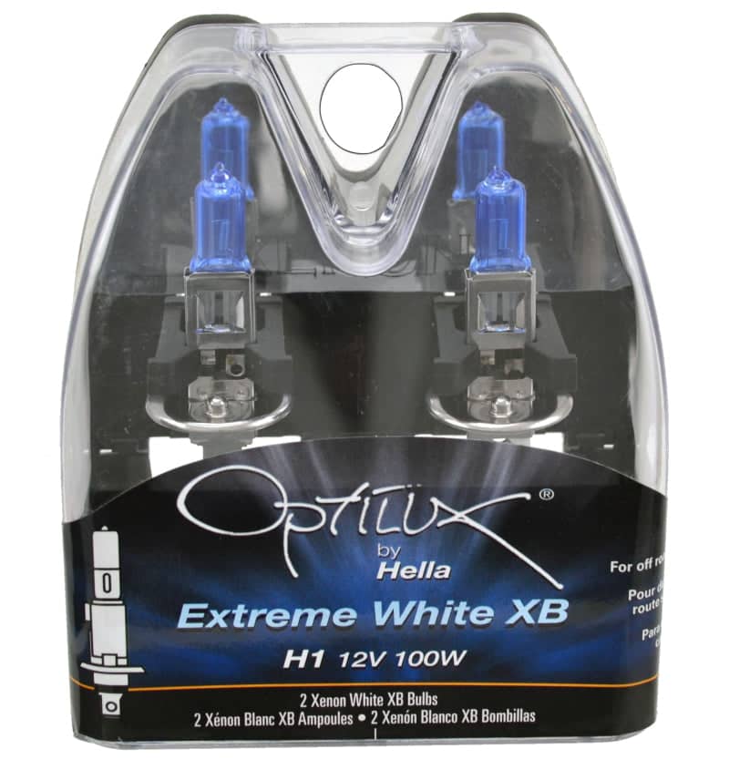 Hella Optilux H1 100W XB Extreme White Bulbs (Pair) | hella-optilux-h1-100w-xb-extreme-white-bulbs-pair | Bulbs | Hella