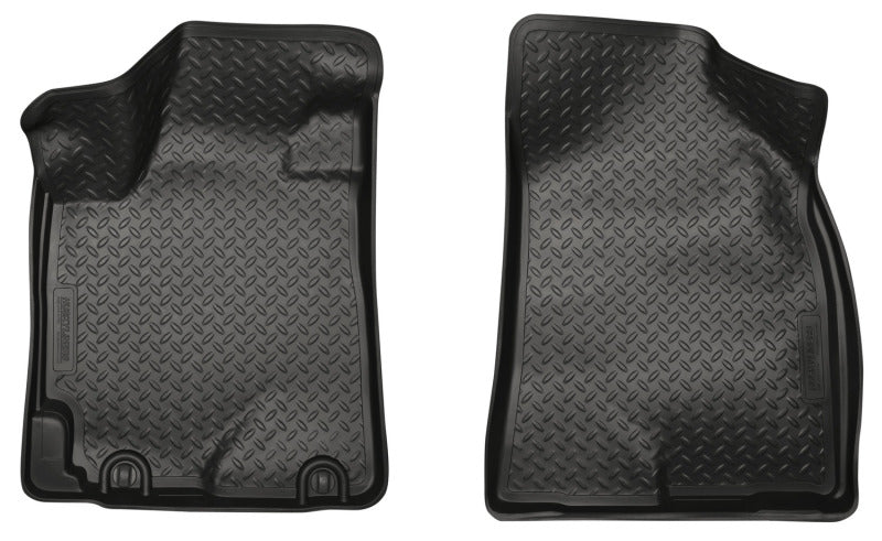 Husky Liners 08-12 Toyota Highlander (Base/Hybrid) Classic Style Black Floor Liners | husky-liners-08-12-toyota-highlander-base-hybrid-classic-style-black-floor-liners | Floor Mats - Rubber | Husky Liners