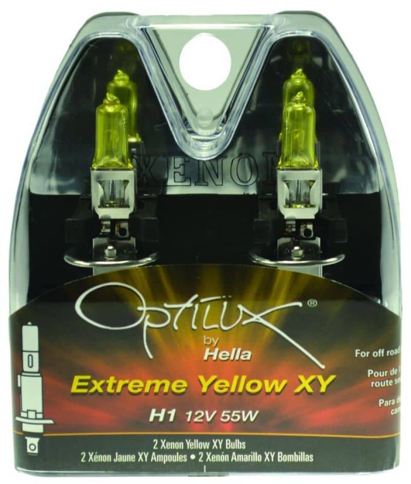 Hella Optilux H1 12V/55W XY Yellow Bulb | hella-optilux-h1-12v-55w-xy-yellow-bulb | Bulbs | Hella