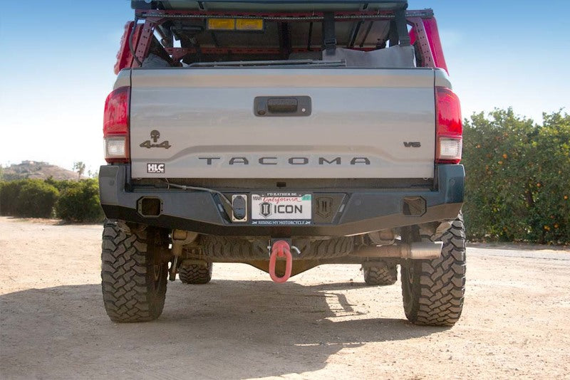 ICON 2016+ Toyota Tacoma Rear Impact Bumper | icon-2016-toyota-tacoma-rear-impact-bumper | Bumpers - Steel | ICON