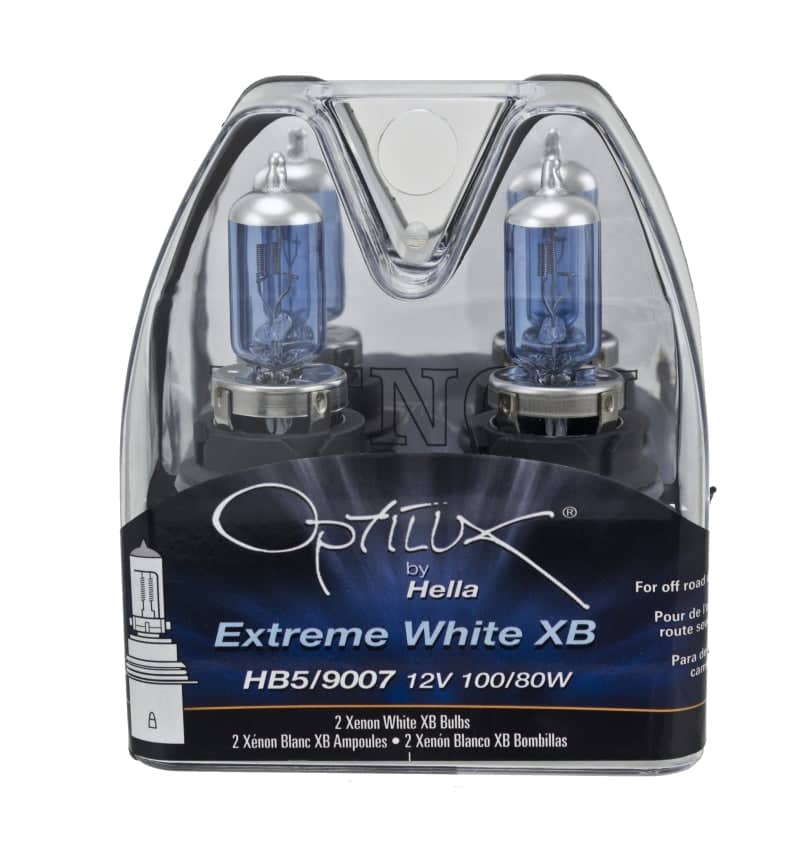 Hella Optilux XB White Halogen Bulbs HB5 9007 12V 100/80W (2 pack) | hella-optilux-xb-white-halogen-bulbs-hb5-9007-12v-100-80w-2-pack | Bulbs | Hella