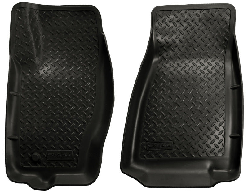 Husky Liners 05-10 Jeep Grand Cherokee/Commander Classic Style Black Floor Liners | husky-liners-05-10-jeep-grand-cherokee-commander-classic-style-black-floor-liners | Floor Mats - Rubber | Husky Liners
