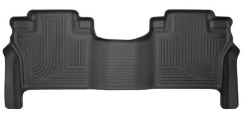 Husky Liners 17-21 Titan CC / 16-21 Titan XD CC w/ Front Buckets X-act 2nd Seat Floor Liner BLK | husky-liners-17-21-titan-cc-16-21-titan-xd-cc-w-front-buckets-x-act-2nd-seat-floor-liner-blk | Floor Mats - Rubber | Husky Liners