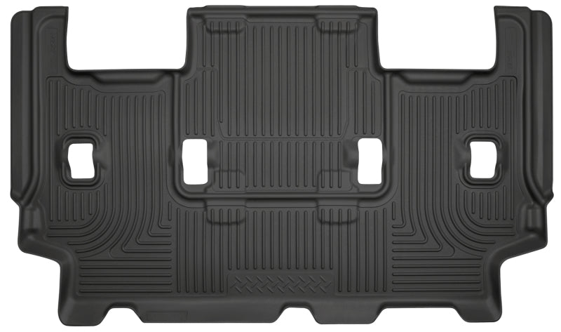 Husky Liners 07-10 Ford Expedition/Lincoln Navigator WeatherBeater 3rd Row Black Floor Liner | husky-liners-07-10-ford-expedition-lincoln-navigator-weatherbeater-3rd-row-black-floor-liner | Floor Mats - Rubber | Husky Liners