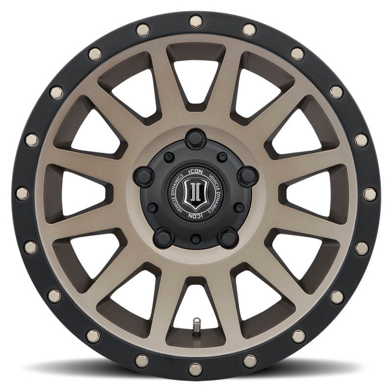 ICON Compression 17x8.5 5x150 25mm Offset 5.75in BS 110.1mm Bore Bronze Wheel | icon-compression-17x8-5-5x150-25mm-offset-5-75in-bs-110-1mm-bore-bronze-wheel | Wheels - Cast | ICON