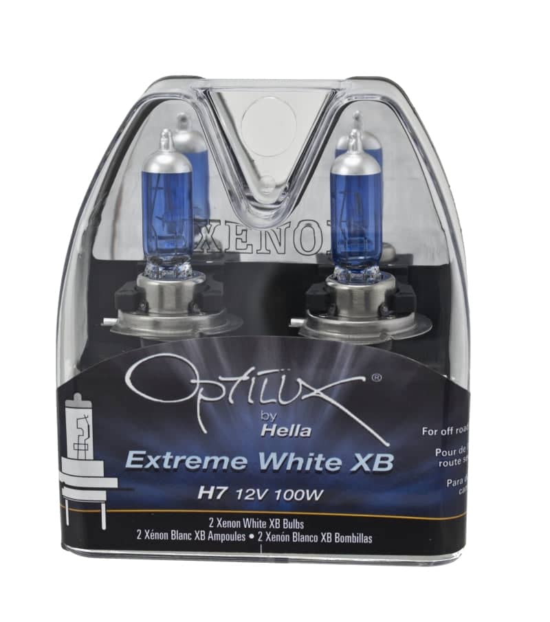 Hella Optilux H7 100W XB Extreme Blue Bulbs (Pair) | hella-optilux-h7-100w-xb-extreme-blue-bulbs-pair | Bulbs | Hella