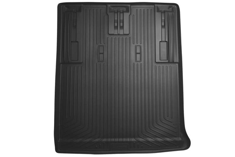 Husky Liners 07-13 GM Escalade/Suburban/Yukon WeatherBeater Black Rear Cargo Liners (5 Ft.) | husky-liners-07-13-gm-escalade-suburban-yukon-weatherbeater-black-rear-cargo-liners-5-ft | Floor Mats - Rubber | Husky Liners